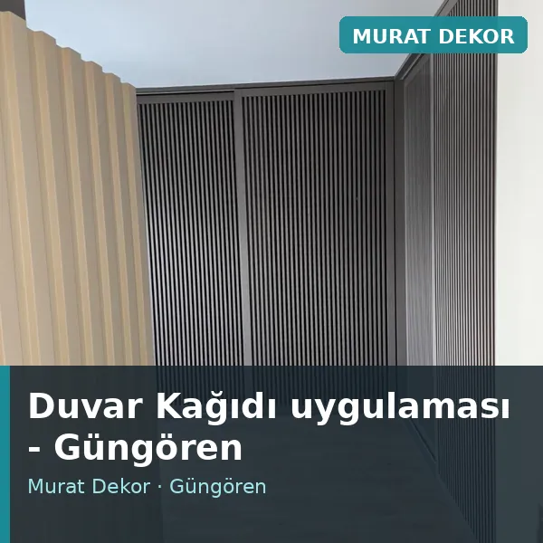 Duvar Kağıdı uygulama örneği, Güngören bölgesi