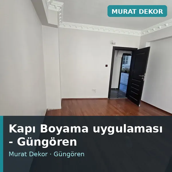 Kapı Boyama uygulama örneği, Güngören bölgesi Kapı Boyama uygulama örneği, Güngören bölgesi