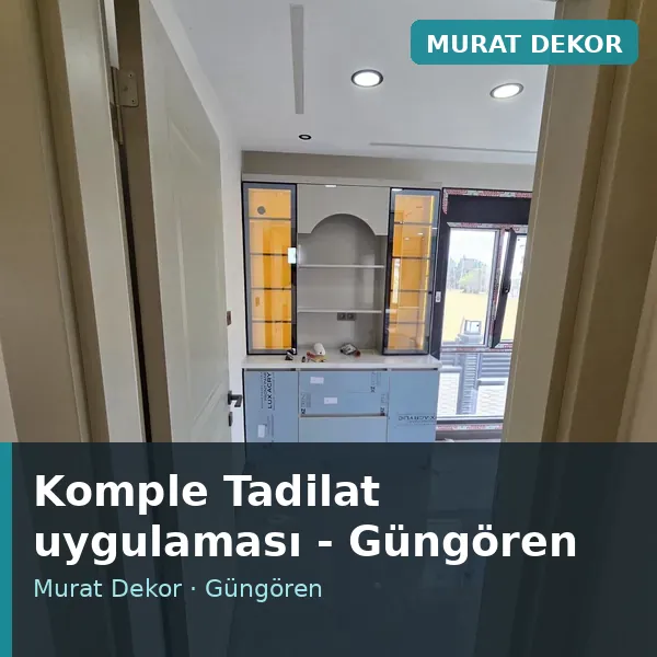 Komple Tadilat uygulama örneği, Güngören bölgesi Komple Tadilat uygulama örneği, Güngören bölgesi