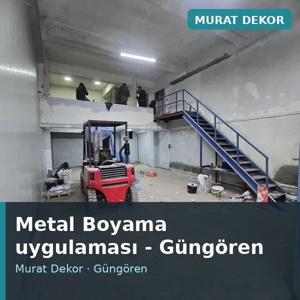 Metal Boyama uygulama örneği, Güngören bölgesi