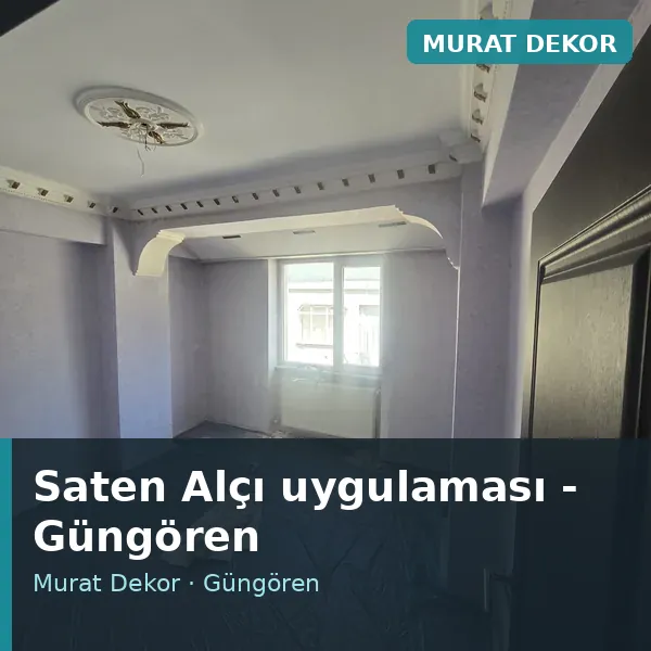 Saten Alçı uygulama örneği, Güngören bölgesi