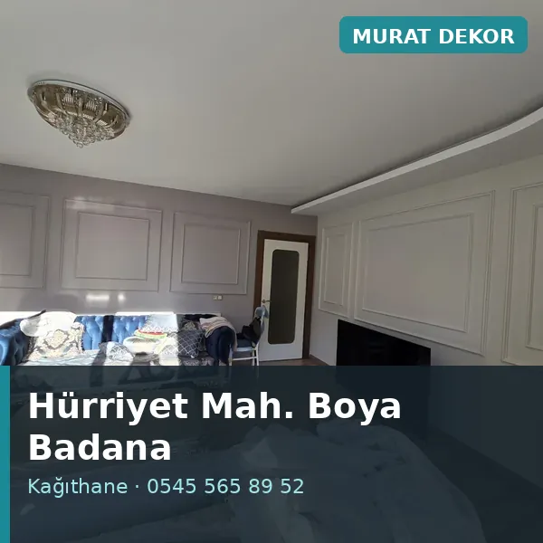 Hürriyet Mahallesi (Kağıthane) boya badana ve tadilat - Murat Dekor Hürriyet Mahallesi (Kağıthane) boya badana ve tadilat - Murat Dekor