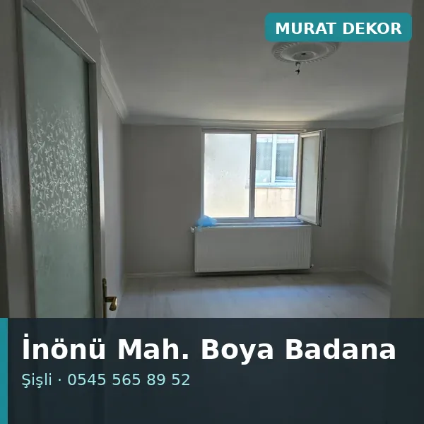 İnönü Mahallesi (Şişli) boya badana ve tadilat - Murat Dekor İnönü Mahallesi (Şişli) boya badana ve tadilat - Murat Dekor