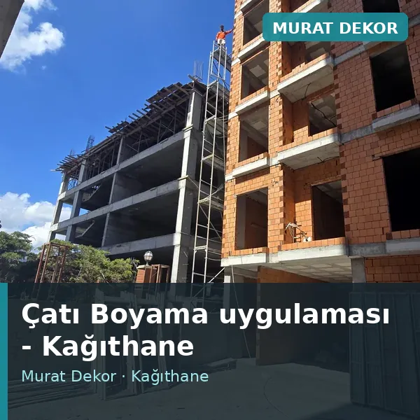 Çatı Boyama uygulama örneği, Kağıthane bölgesi