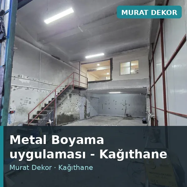 Metal Boyama uygulama örneği, Kağıthane bölgesi Metal Boyama uygulama örneği, Kağıthane bölgesi