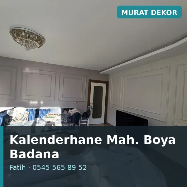 Kalenderhane Mahallesi (Fatih) boya badana ve tadilat - Murat Dekor Kalenderhane Mahallesi (Fatih) boya badana ve tadilat - Murat Dekor