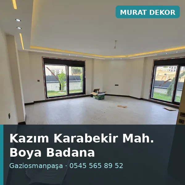 Kazım Karabekir Mahallesi (Gaziosmanpaşa) boya badana ve tadilat - Murat Dekor Kazım Karabekir Mahallesi (Gaziosmanpaşa) boya badana ve tadilat - Murat Dekor