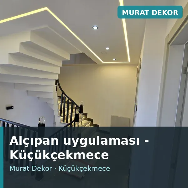Alçıpan uygulama örneği, Küçükçekmece bölgesi Alçıpan uygulama örneği, Küçükçekmece bölgesi
