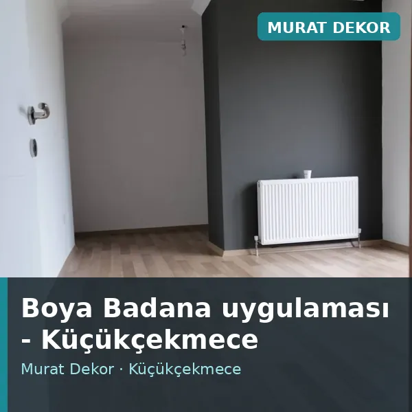 Boya Badana uygulama örneği, Küçükçekmece bölgesi