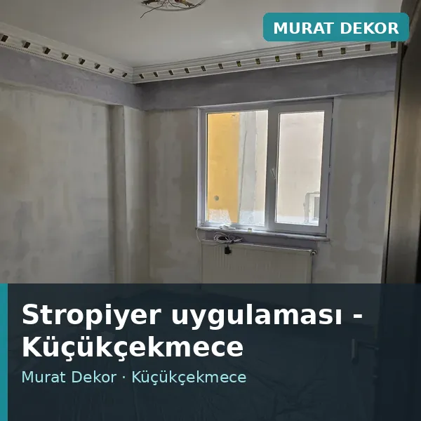 Stropiyer uygulama örneği, Küçükçekmece bölgesi Stropiyer uygulama örneği, Küçükçekmece bölgesi