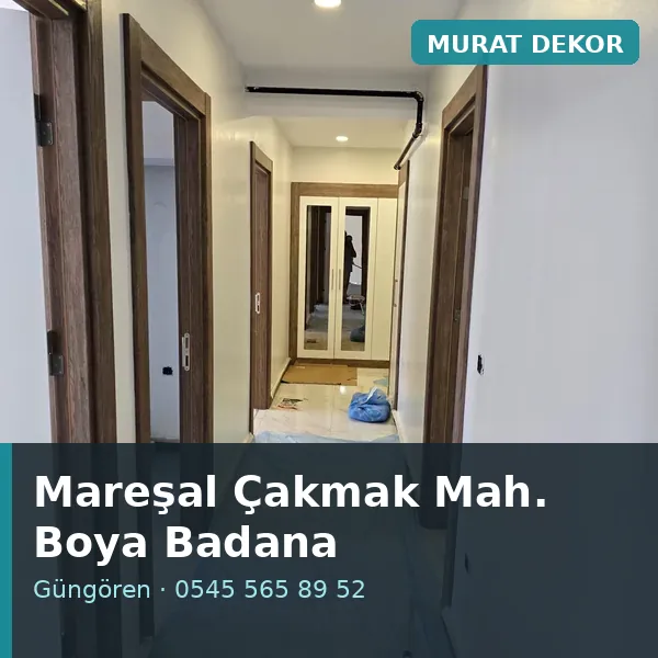 Mareşal Çakmak Mahallesi (Güngören) boya badana ve tadilat - Murat Dekor Mareşal Çakmak Mahallesi (Güngören) boya badana ve tadilat - Murat Dekor