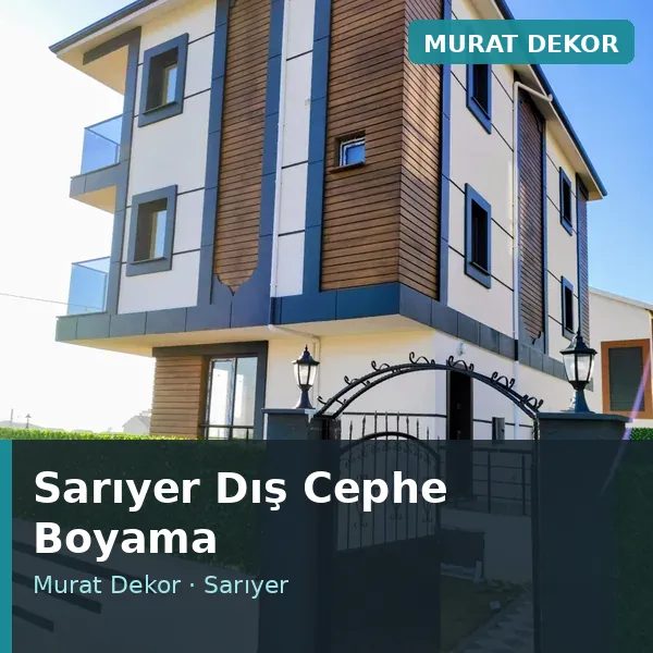 Sarıyer dış cephe boyama uygulaması Sarıyer dış cephe boyama uygulaması