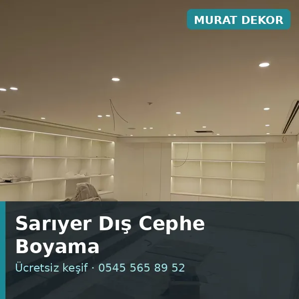 Sarıyer dış cephe boyama - Murat Dekor Sarıyer dış cephe boyama - Murat Dekor