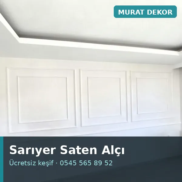 Sarıyer saten alçı - Murat Dekor Sarıyer saten alçı - Murat Dekor