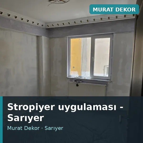 Stropiyer uygulama örneği, Sarıyer bölgesi