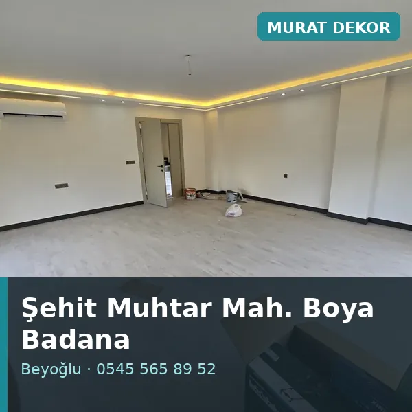 Şehit Muhtar Mahallesi (Beyoğlu) boya badana ve tadilat - Murat Dekor Şehit Muhtar Mahallesi (Beyoğlu) boya badana ve tadilat - Murat Dekor