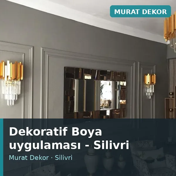 Dekoratif Boya uygulama örneği, Silivri bölgesi Dekoratif Boya uygulama örneği, Silivri bölgesi