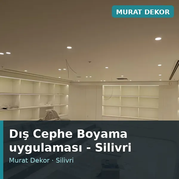Dış Cephe Boyama uygulama örneği, Silivri bölgesi Dış Cephe Boyama uygulama örneği, Silivri bölgesi