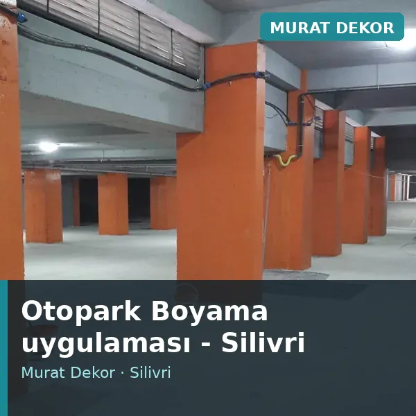 Otopark Boyama uygulama örneği, Silivri bölgesi Otopark Boyama uygulama örneği, Silivri bölgesi