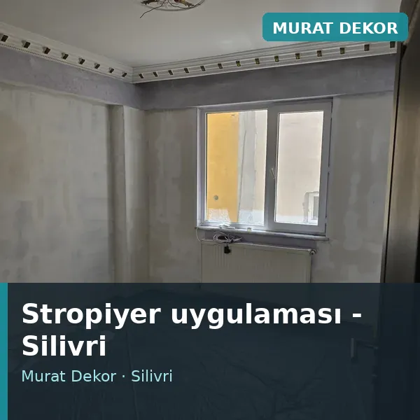 Stropiyer uygulama örneği, Silivri bölgesi Stropiyer uygulama örneği, Silivri bölgesi