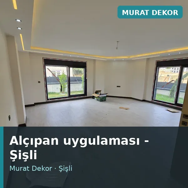 Alçıpan uygulama örneği, Şişli bölgesi Alçıpan uygulama örneği, Şişli bölgesi