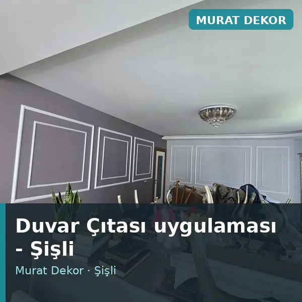 Duvar Çıtası uygulama örneği, Şişli bölgesi
