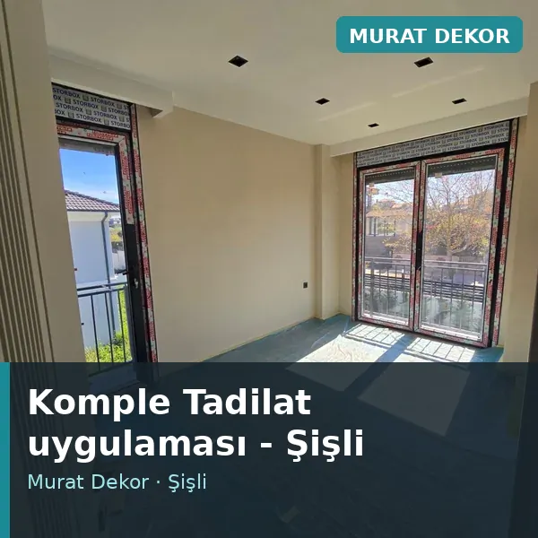 Komple Tadilat uygulama örneği, Şişli bölgesi Komple Tadilat uygulama örneği, Şişli bölgesi