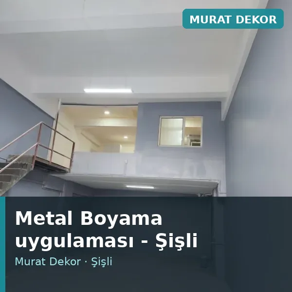 Metal Boyama uygulama örneği, Şişli bölgesi Metal Boyama uygulama örneği, Şişli bölgesi