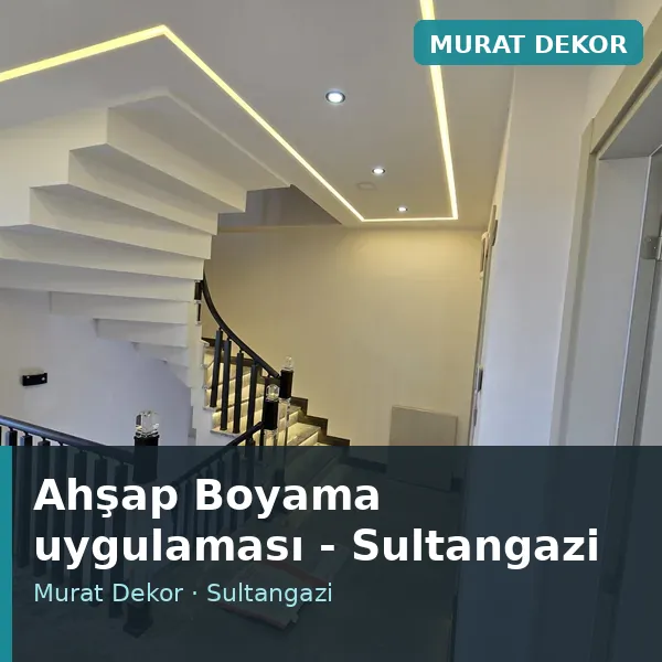 Ahşap Boyama uygulama örneği, Sultangazi bölgesi