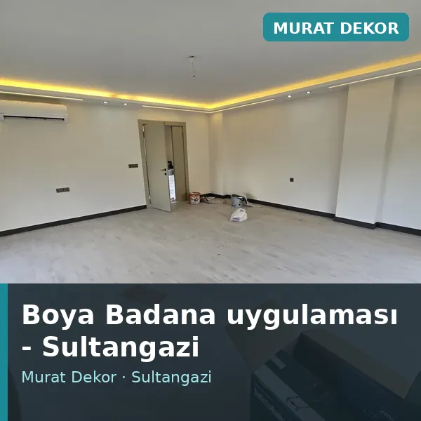 Boya Badana uygulama örneği, Sultangazi bölgesi