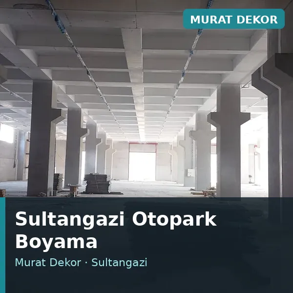 Sultangazi otopark boyama uygulaması Sultangazi otopark boyama uygulaması