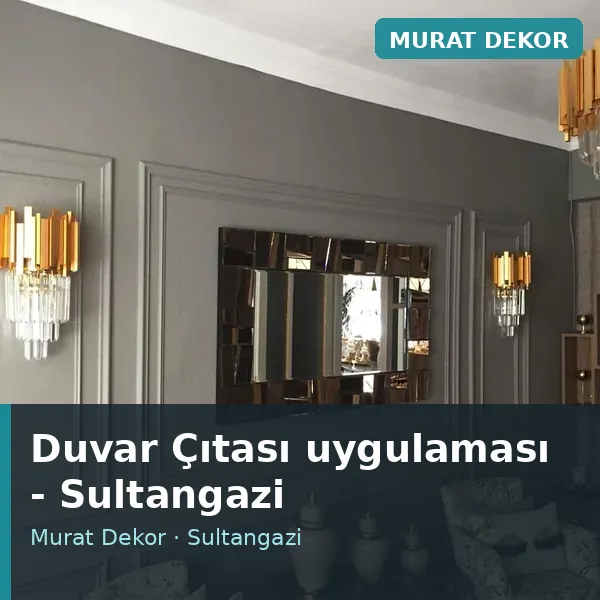 Duvar Çıtası uygulama örneği, Sultangazi bölgesi