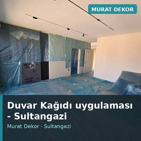 Duvar Kağıdı uygulama örneği, Sultangazi bölgesi