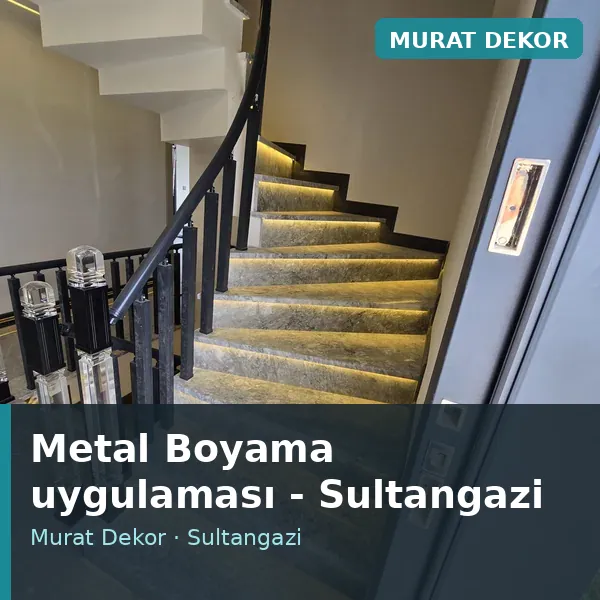 Metal Boyama uygulama örneği, Sultangazi bölgesi Metal Boyama uygulama örneği, Sultangazi bölgesi