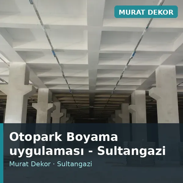 Otopark Boyama uygulama örneği, Sultangazi bölgesi