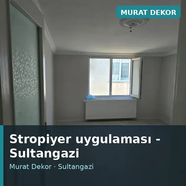 Stropiyer uygulama örneği, Sultangazi bölgesi