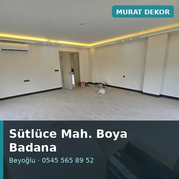 Sütlüce Mahallesi (Beyoğlu) boya badana ve tadilat - Murat Dekor Sütlüce Mahallesi (Beyoğlu) boya badana ve tadilat - Murat Dekor