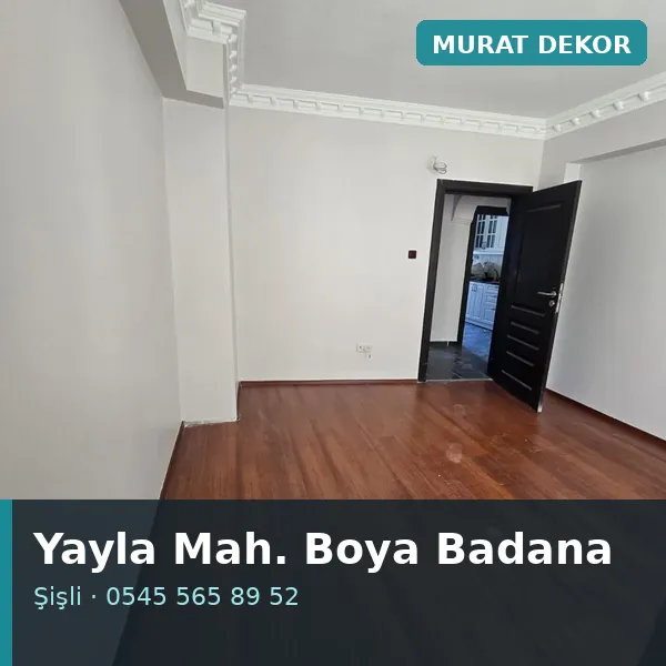 Yayla Mahallesi (Şişli) boya badana ve tadilat - Murat Dekor Yayla Mahallesi (Şişli) boya badana ve tadilat - Murat Dekor