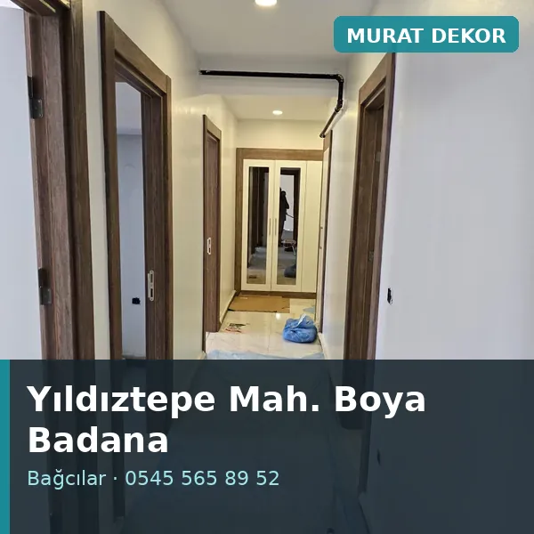 Yıldıztepe Mahallesi (Bağcılar) boya badana ve tadilat - Murat Dekor Yıldıztepe Mahallesi (Bağcılar) boya badana ve tadilat - Murat Dekor