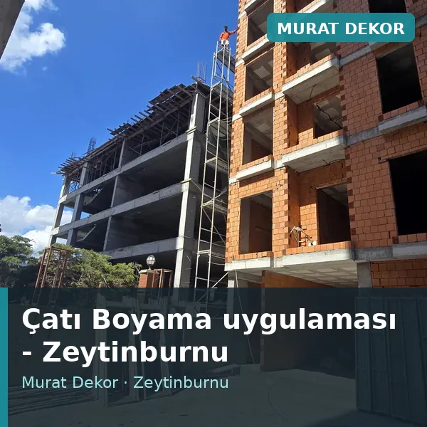 Çatı Boyama uygulama örneği, Zeytinburnu bölgesi