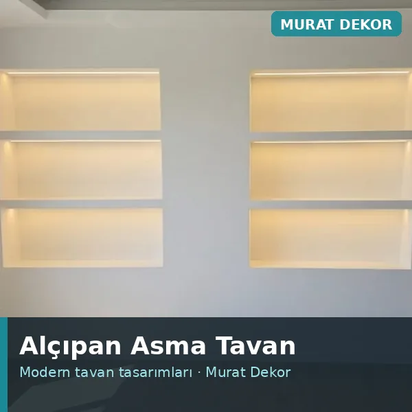 Alçıpan ile Modern Tavan Tasarımları